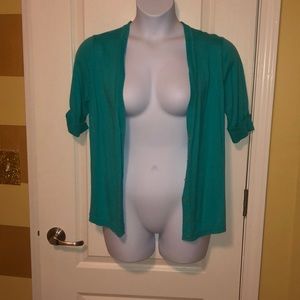 Turquoise Button Cardigan
